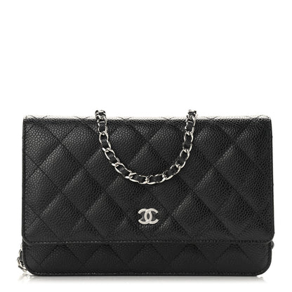 Chanel Caviar Quilted Wallet On Chain WOC Black 1 of 10