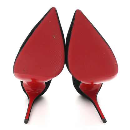 Christian Louboutin Suede Pigalle Follies 120 Pumps 38 Black 6 of 9