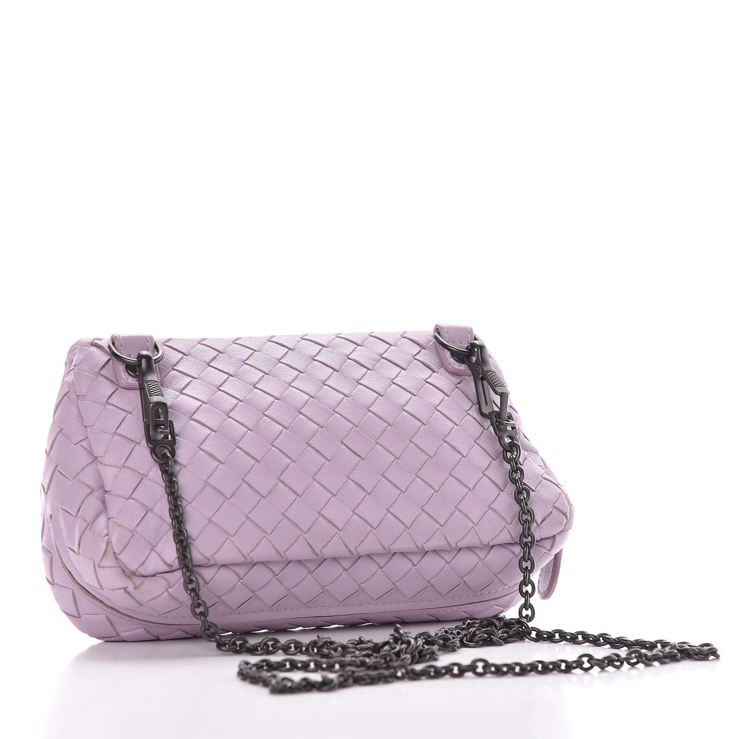 Nappa Intrecciato Mini Chain Messenger Parme
