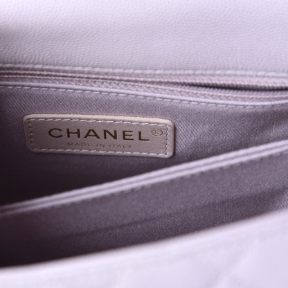 Chanel Caviar Quilted Mini Coco Handle Flap Lilas Lilac 8 of 11