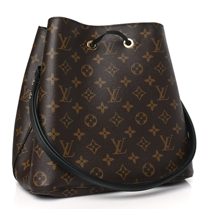 Louis Vuitton Monogram Neonoe MM Black 3 of 9