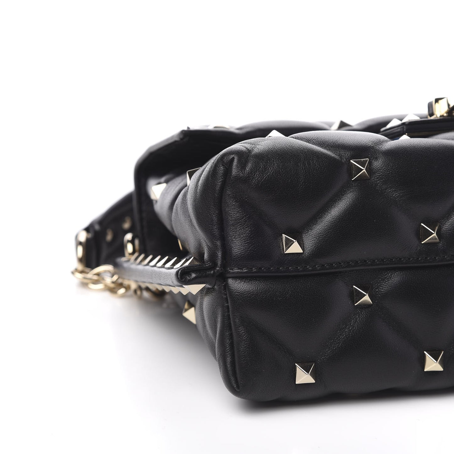 Nappa Small Candystud Crossbody Black