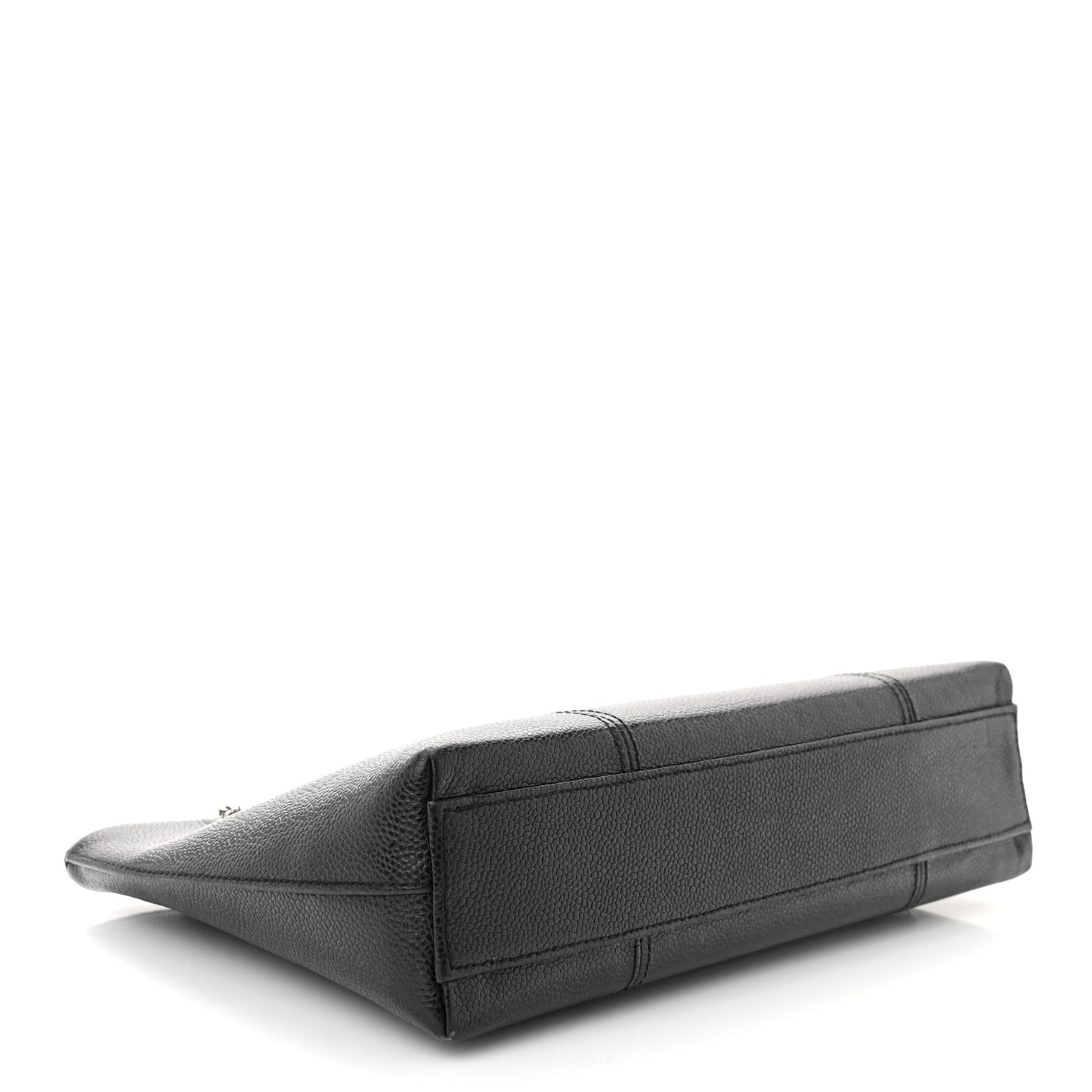 Grained Calfskin Bijoux Chain Shoulder Bag Black
