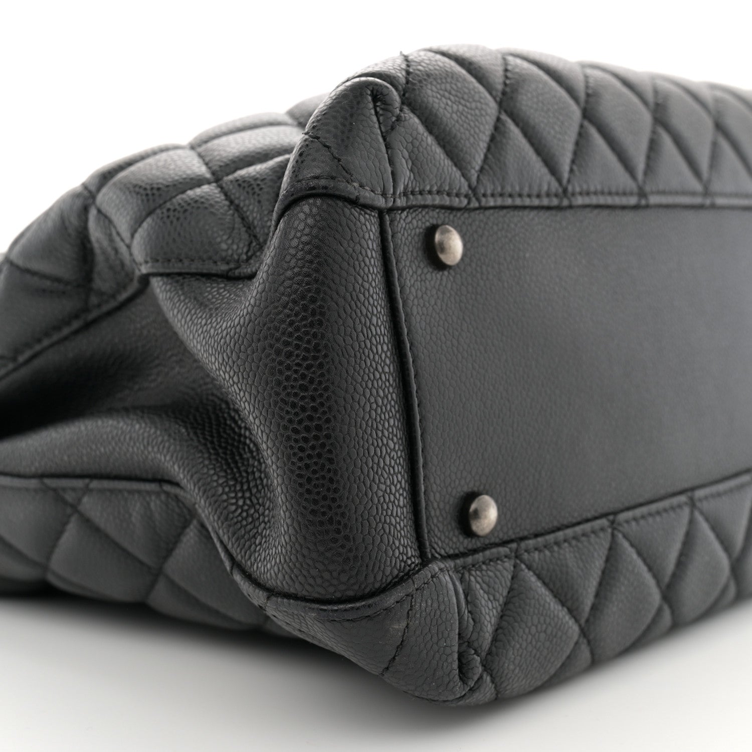 Chanel Caviar Quilted City Shopping Tote Black 8 of 13