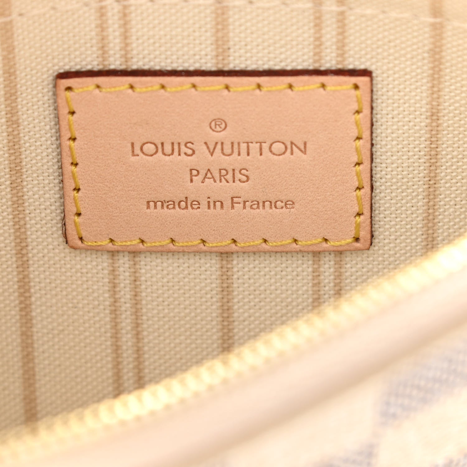Louis Vuitton Damier Azur Neverfull PM Pochette 6 of 6