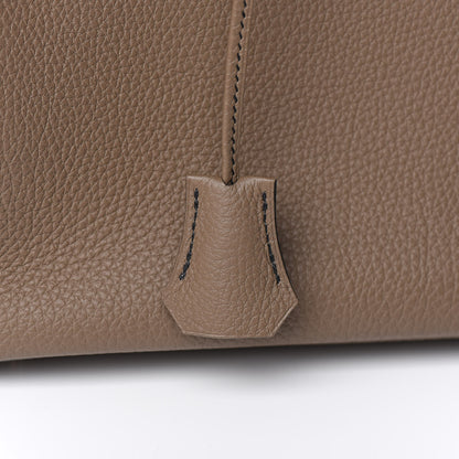Hermes Togo Horseshoe Birkin 30 Black Etoupe 10 of 29