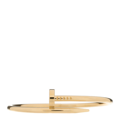 Cartier 18K Yellow Gold Juste Un Clou Bracelet 17 4 of 9