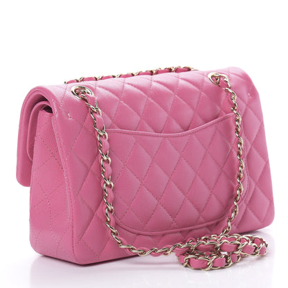 Chanel Caviar Quilted Small Double Flap Pink 3 of 11