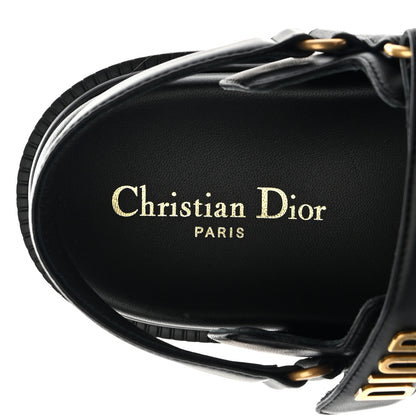 Christian Dior Lambskin Dioract 10mm Sandals 40 Black 8 of 13