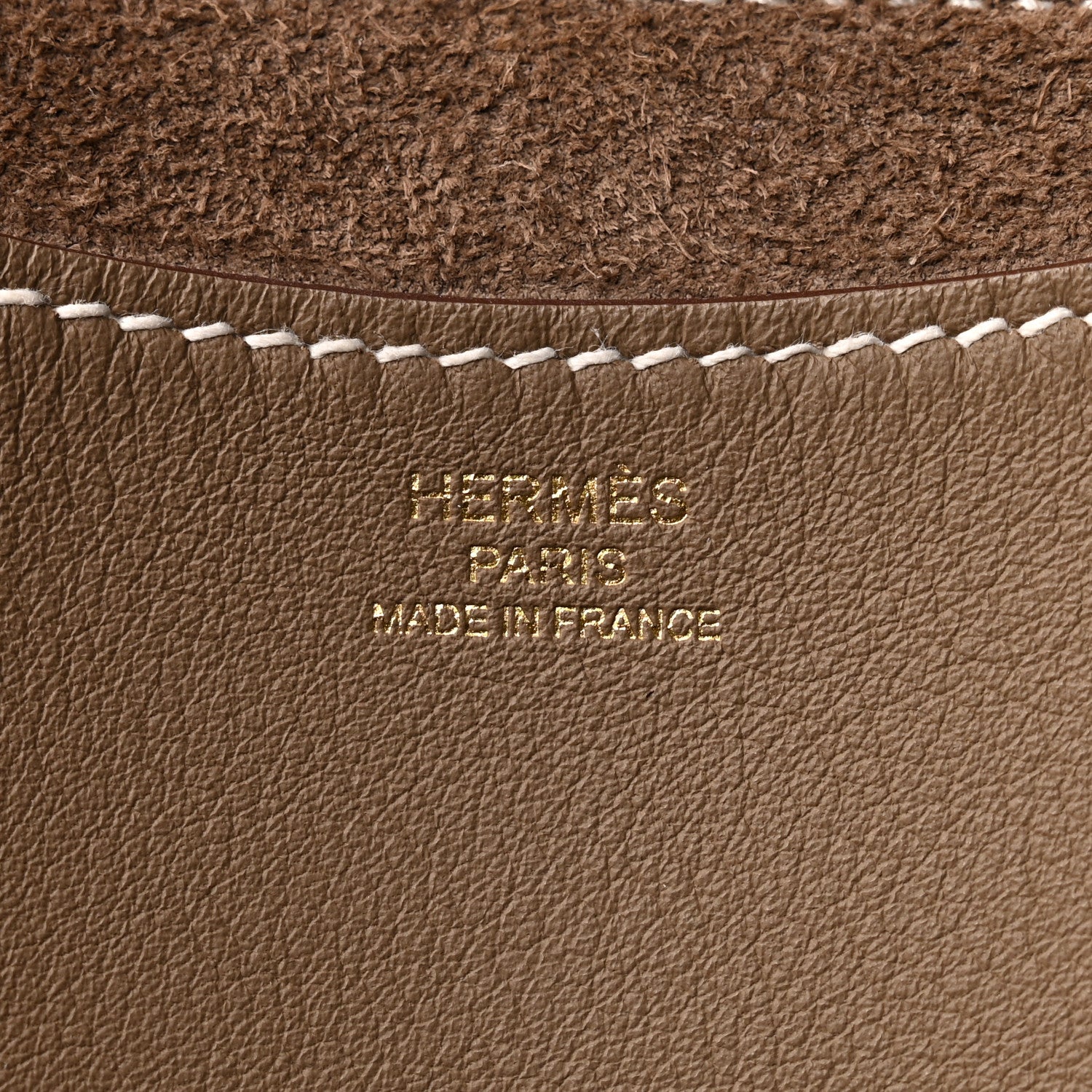 Hermes Taurillon Clemence Swift In-The-Loop 23 Bag Etoupe 6 of 12