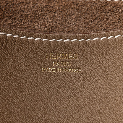 Hermes Taurillon Clemence Swift In-The-Loop 23 Bag Etoupe 6 of 12