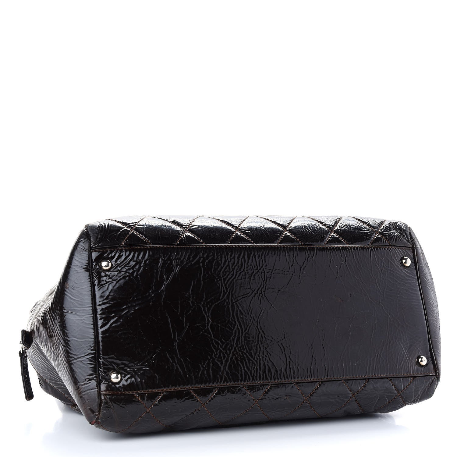 Chanel Patent Quilted Petit Timeless Shopping Tote PTT 4 of 13