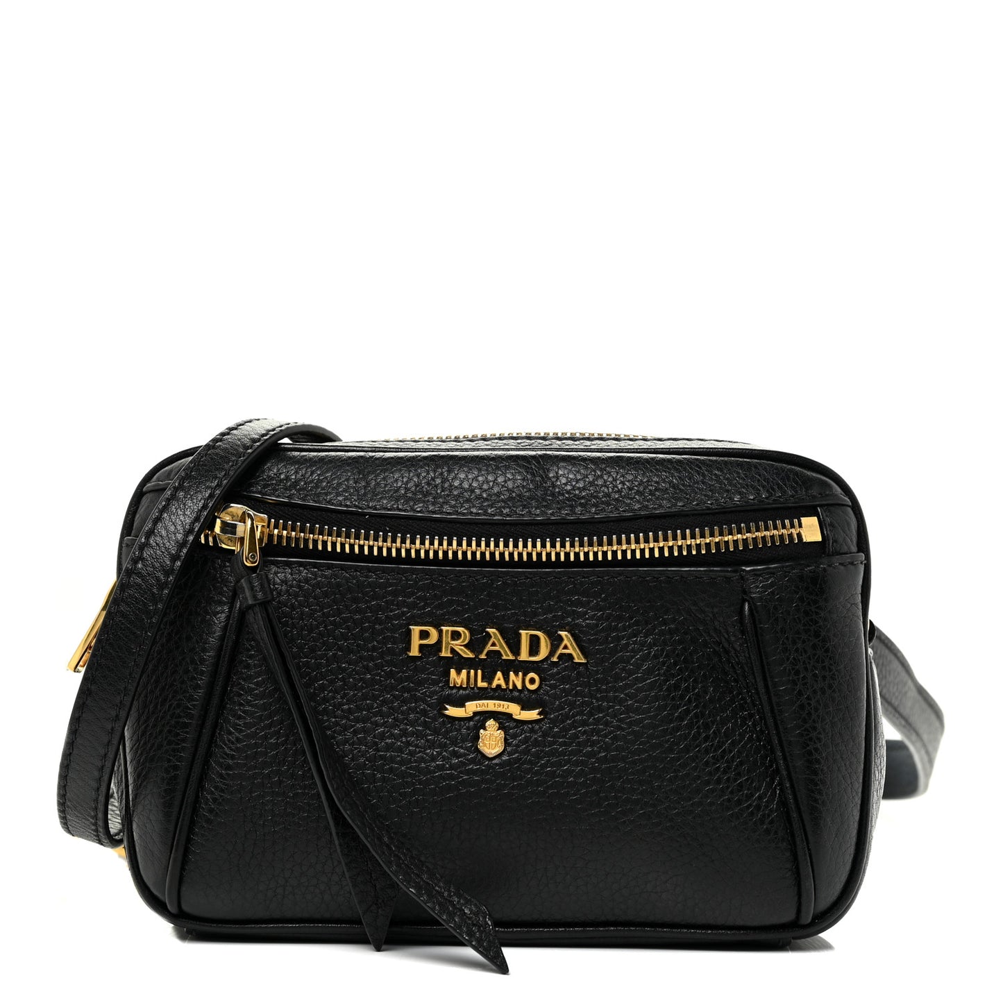 Vitello Daino Belt Bag Black