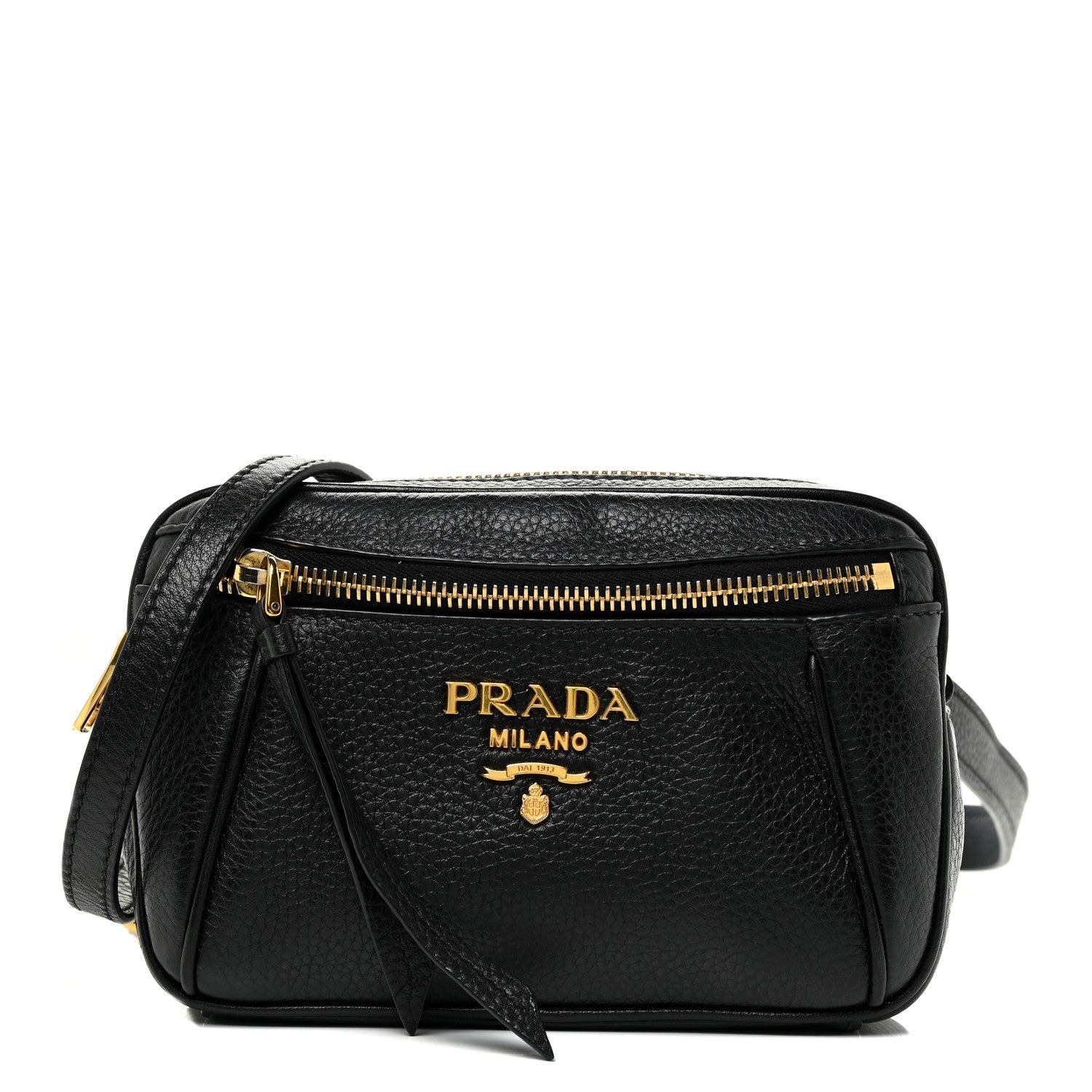 Prada Vitello Daino Belt Bag Black 1 of 11