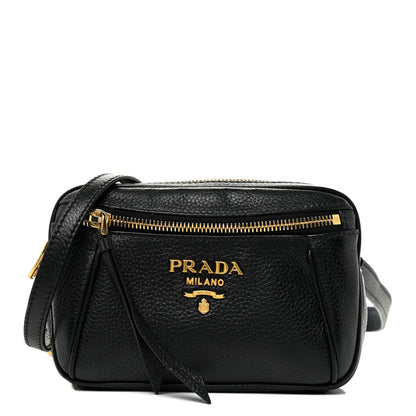 Prada Vitello Daino Belt Bag Black 1 of 11