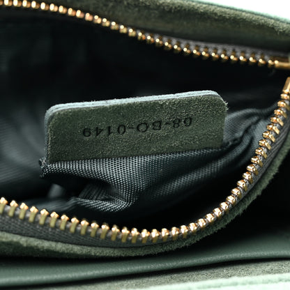 Christian Dior Velvet Diorama Wallet On Chain Pouch Water Blue 7 of 13