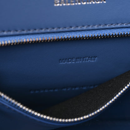 Balenciaga Denim BB Monogram Small Hourglass Top Handle Bag Blue 7 of 11
