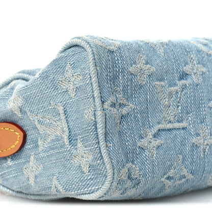 Louis Vuitton Monogram Denim Nano Speedy Sky Blue 8 of 10