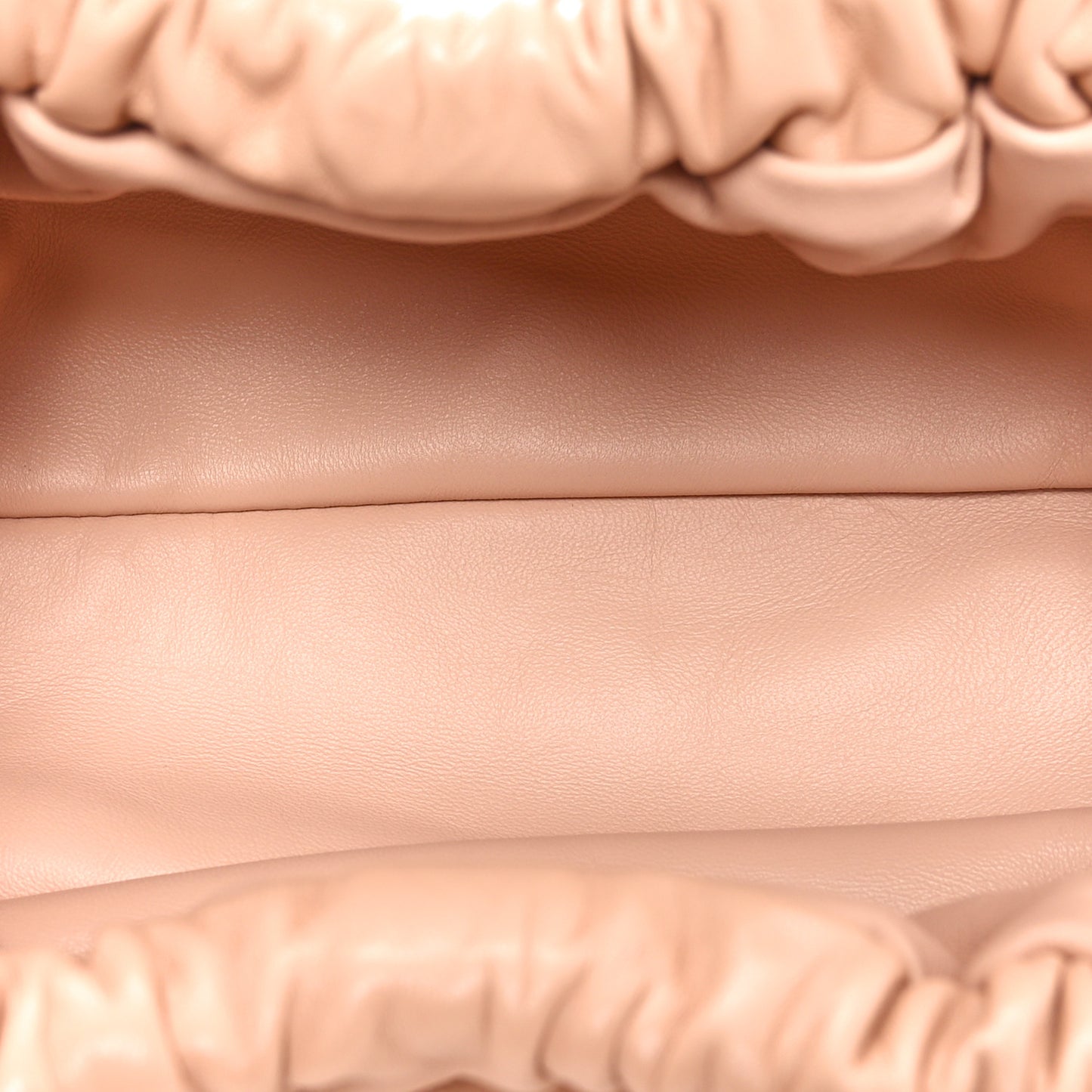 Lambskin Mini Cloud Clutch  Dahlia