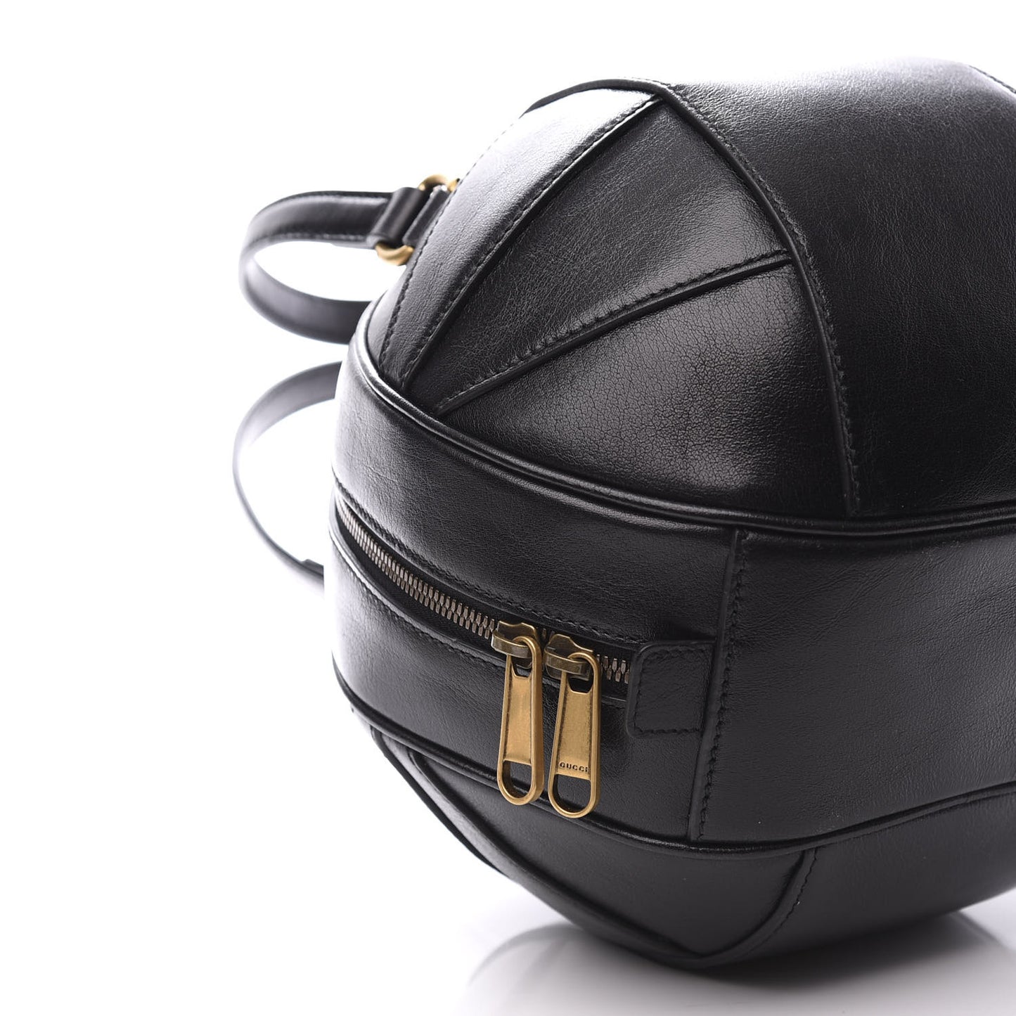 Piuma Lux Energy Tifosa Basketball Shaped Shoulder Bag Black