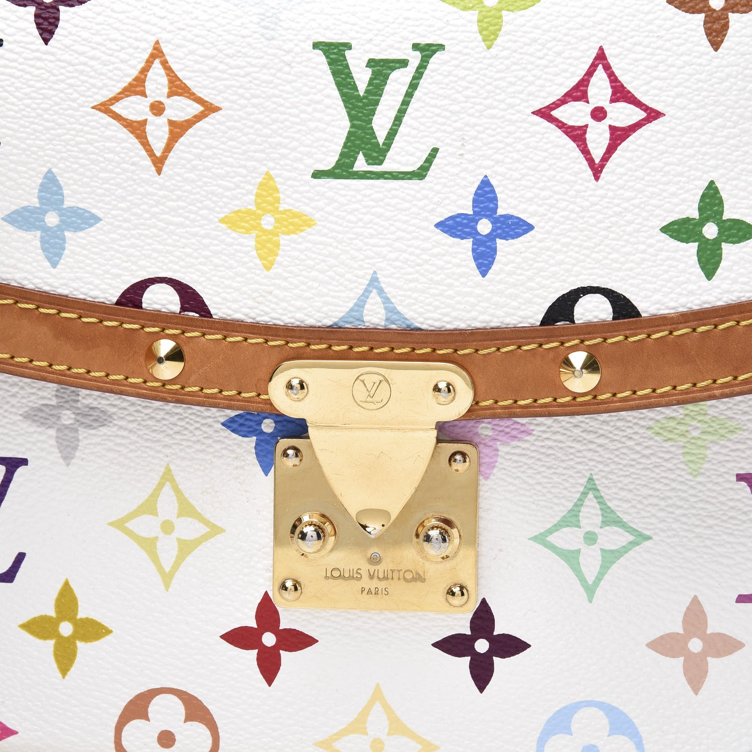 Louis Vuitton Monogram Multicolor Sologne White 10 of 10