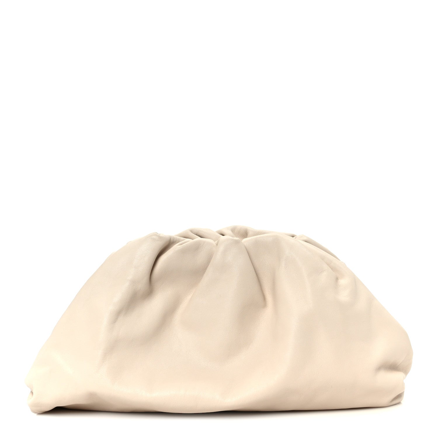 Bottega Veneta Smooth Butter Calf The Pouch Oversized Clutch Mist 1 of 12