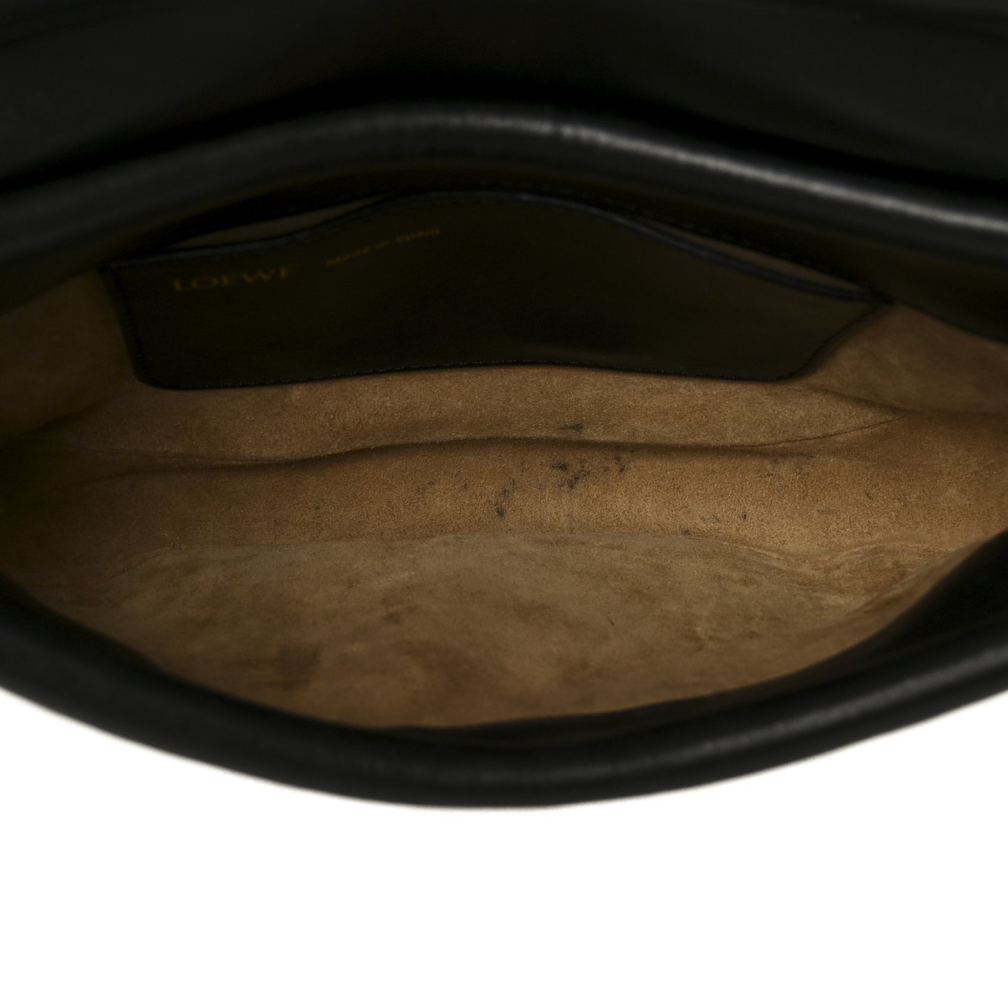 Shiny Nappa Calfskin Paseo Satchel Black