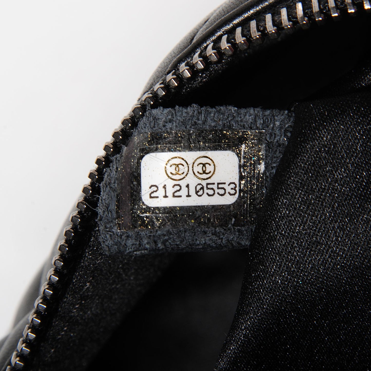Lambskin Quilted Banane Waist Bag Black