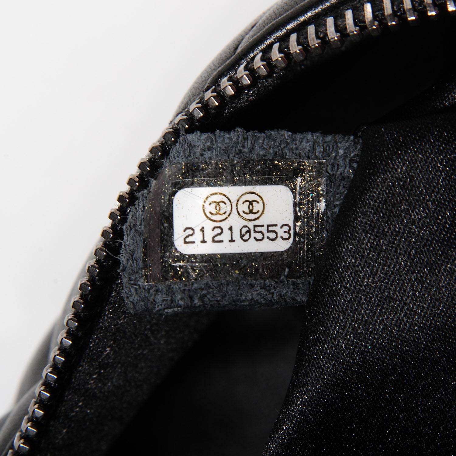 Chanel Lambskin Quilted Banane Waist Bag Black 7 of 8