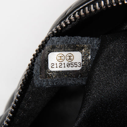 Chanel Lambskin Quilted Banane Waist Bag Black 7 of 8