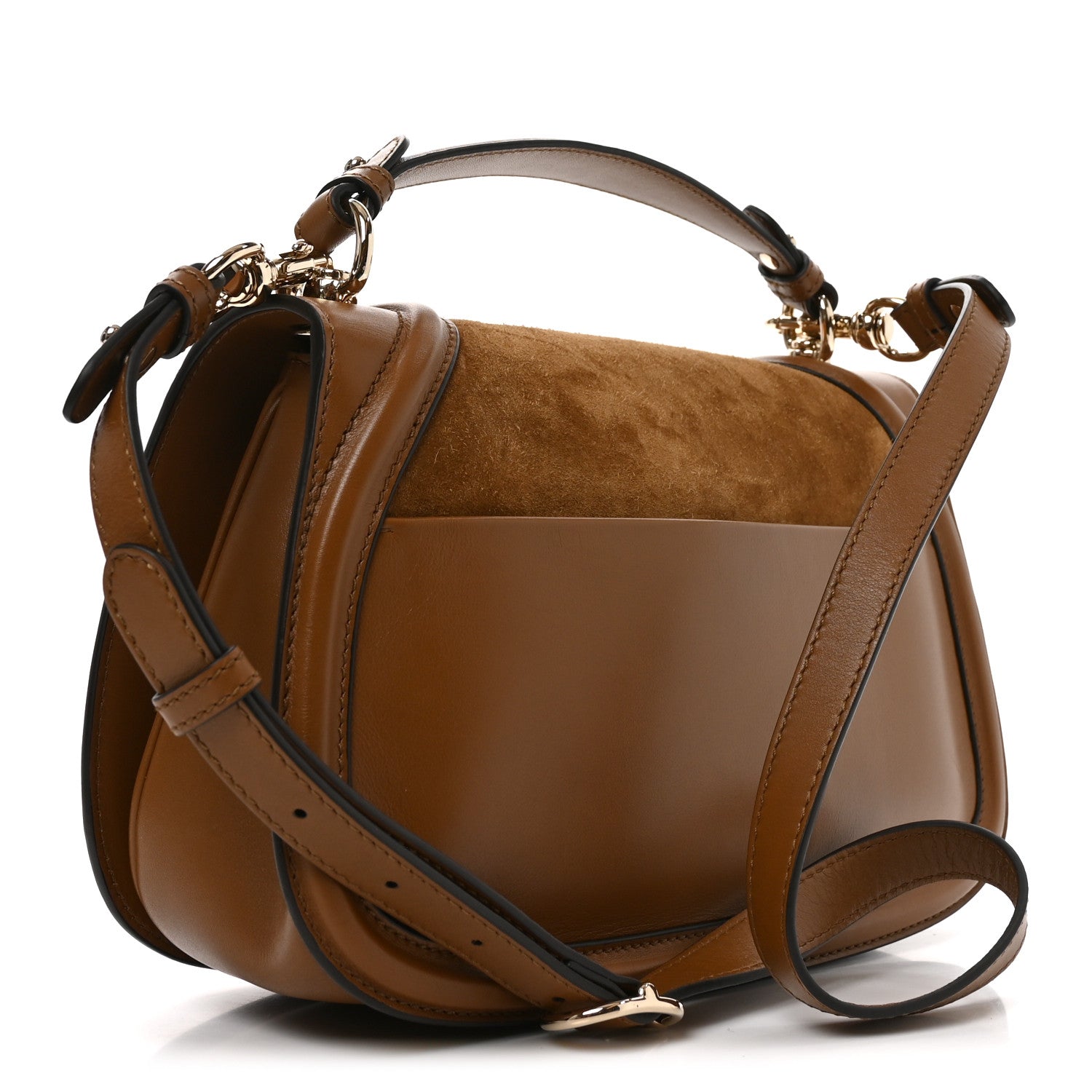 Gucci Suede Calfskin Blondie Medium Shoulder Bag Light Brown 3 of 11