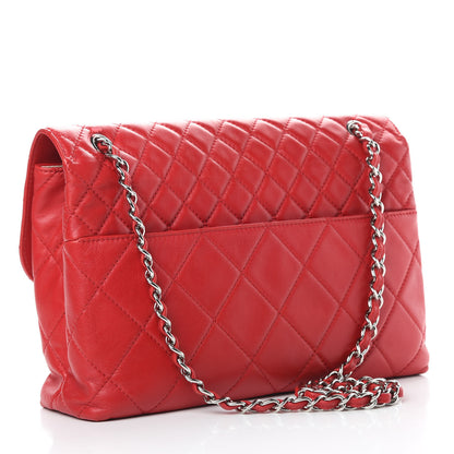 Chanel Calfskin Quilted In the Business Flap Bag Red 3 of 14
