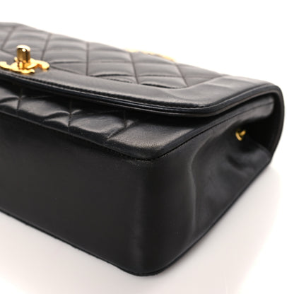 Chanel Lambskin Quilted Medium Single Flap Black 9 of 9