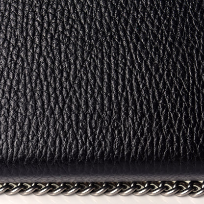 Gucci Calfskin Mini Dionysus Chain Wallet Black 6 of 8