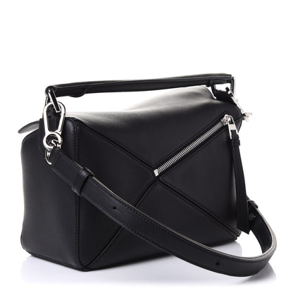 Loewe Calfskin Small Puzzle Bag Black 3 of 10