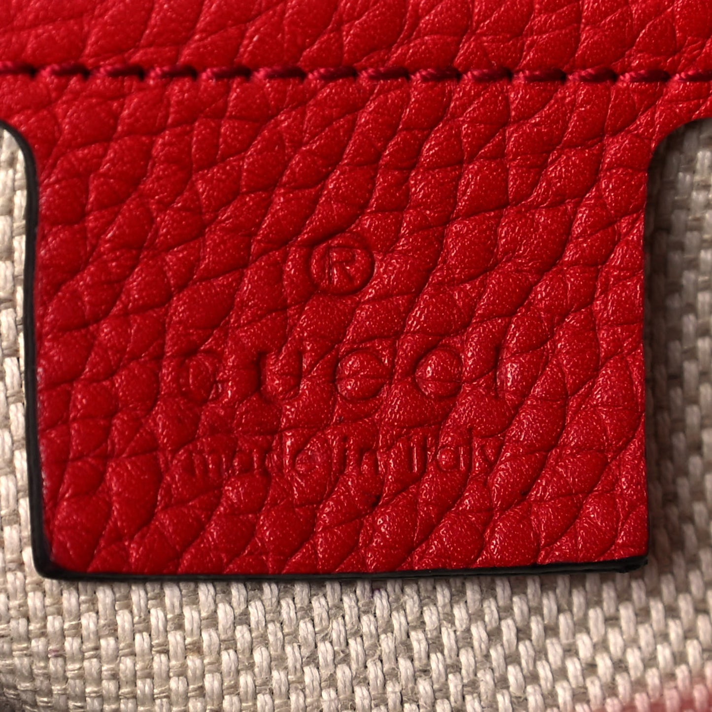 Cellarius Calfskin Medium Soho Chain Shoulder Bag Vibrant Red