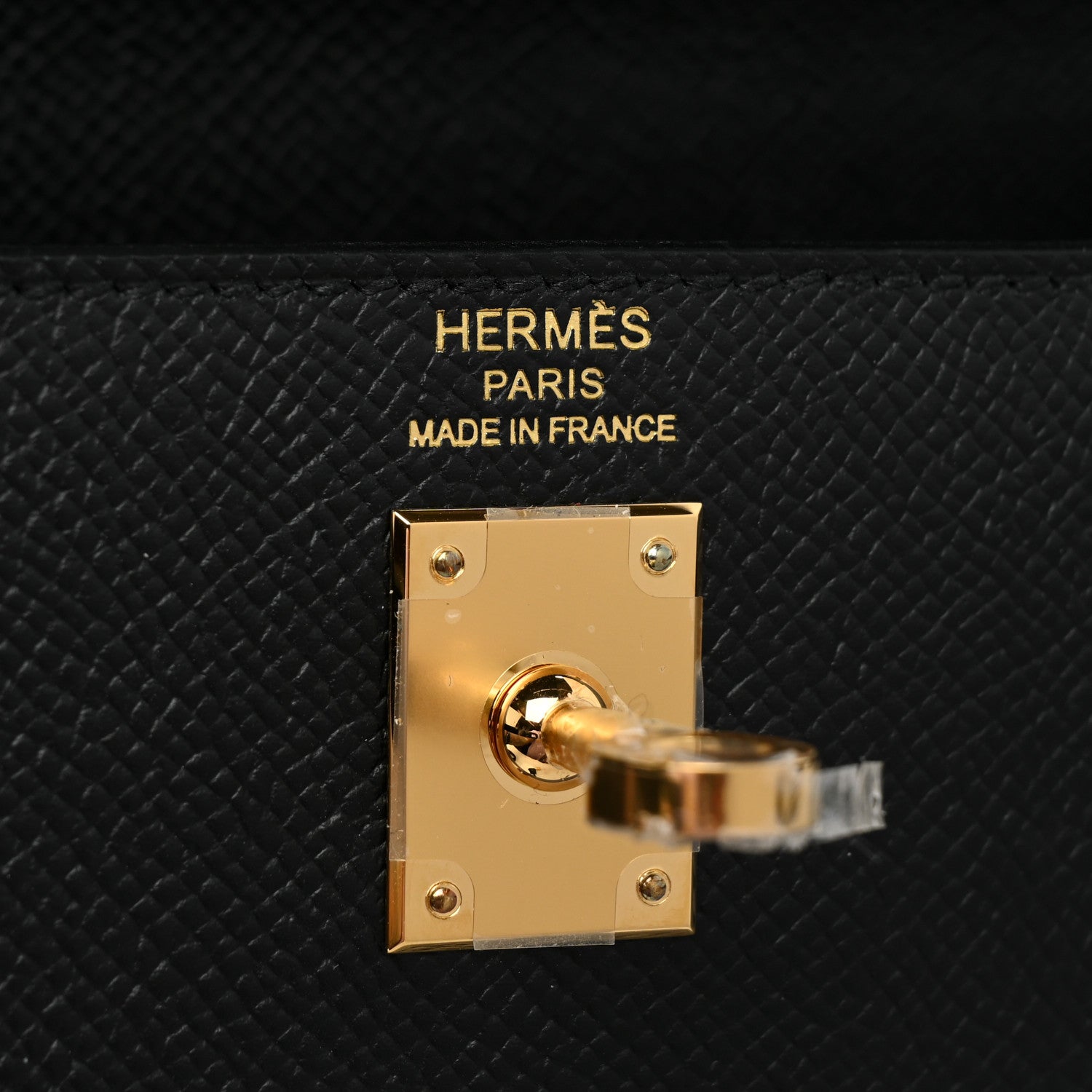 Hermes Epsom Kelly Sellier 25 Black 6 of 10
