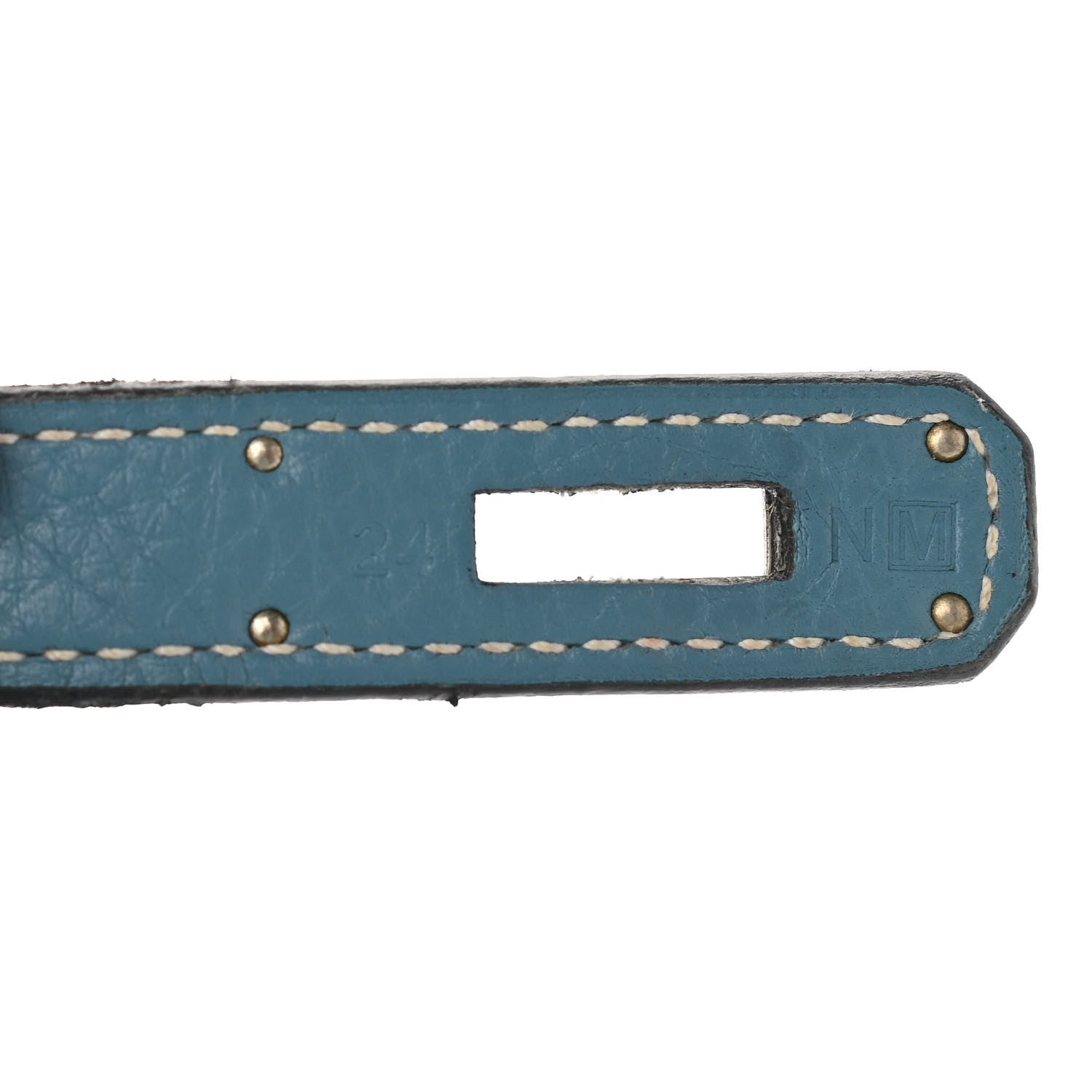 Hermes Taurillon Clemence Kelly Retourne 35 Blue Jean 7 of 23