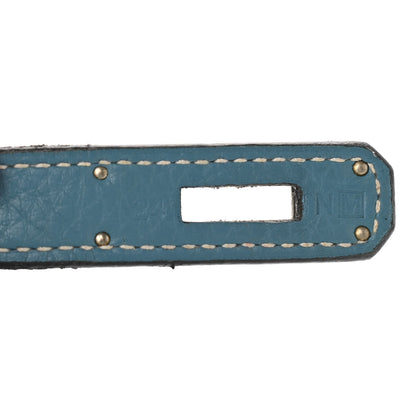 Hermes Taurillon Clemence Kelly Retourne 35 Blue Jean 7 of 23