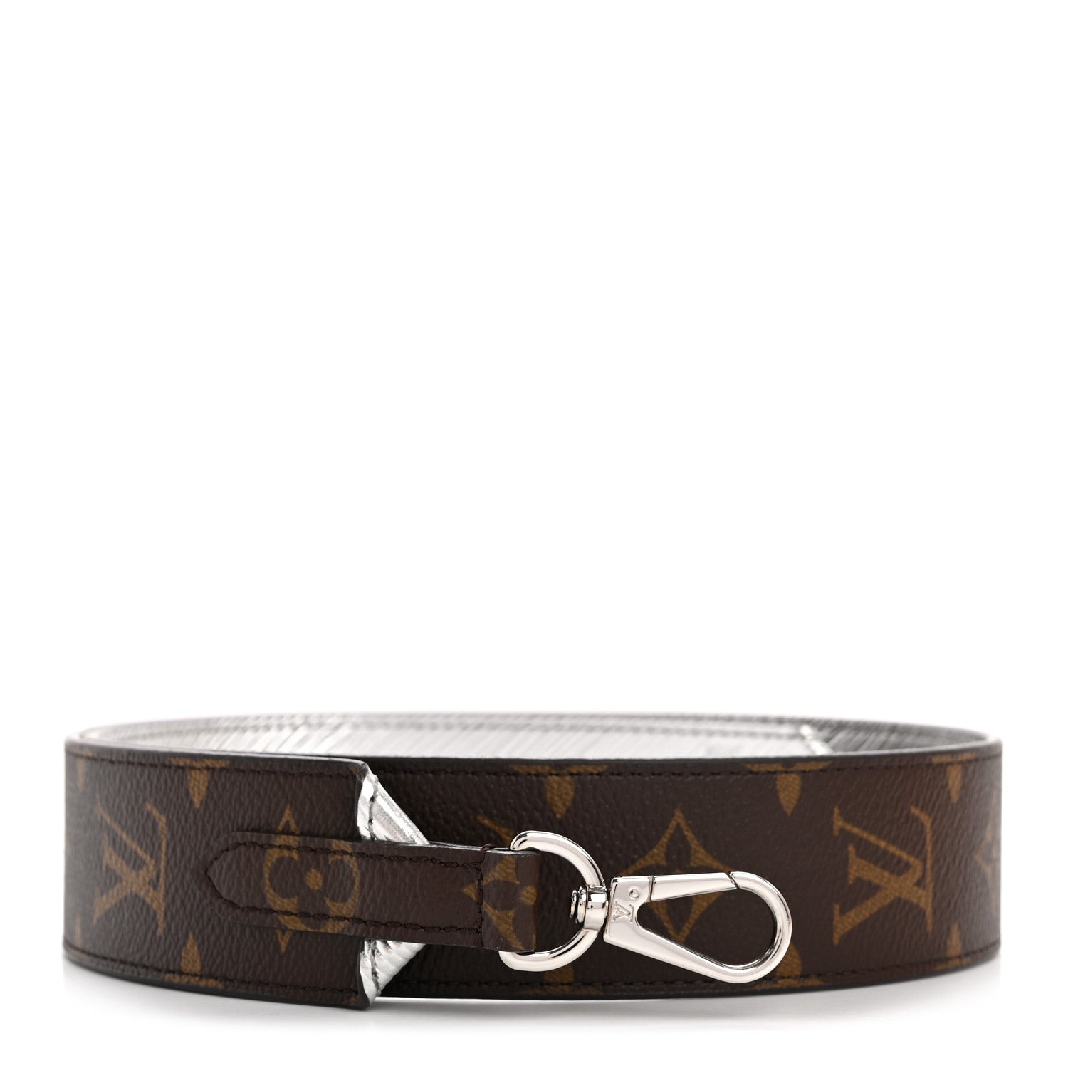 Louis Vuitton Epi Monogram Bandouliere Shoulder Strap Silver 1 of 6