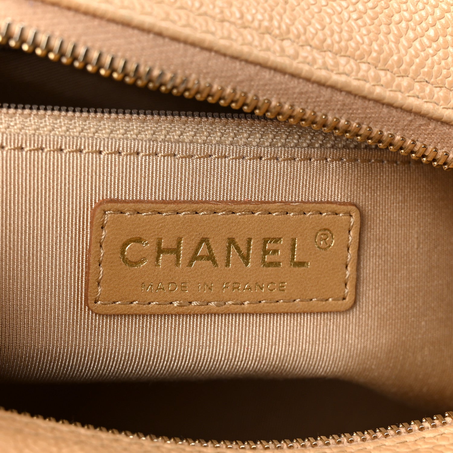 Chanel Caviar Quilted Small Bowler Beige 5 of 9