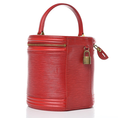 Louis Vuitton Epi Cannes Castillan Red 3 of 15