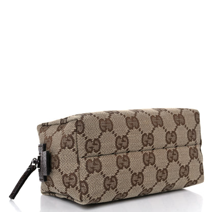 Gucci Monogram Small Balthus Cosmetic Case Beige Ebony Cocoa 4 of 12