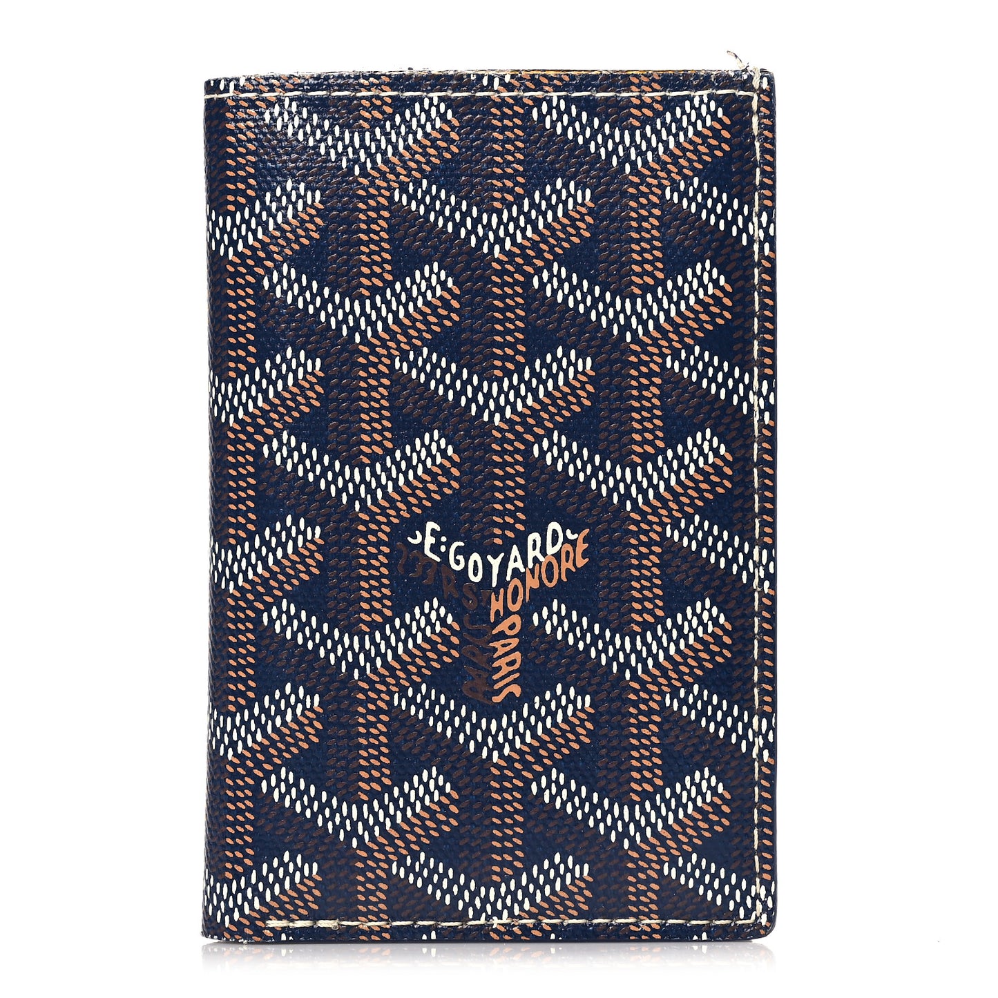 Goyardine Saint Pierre Card Holder Navy