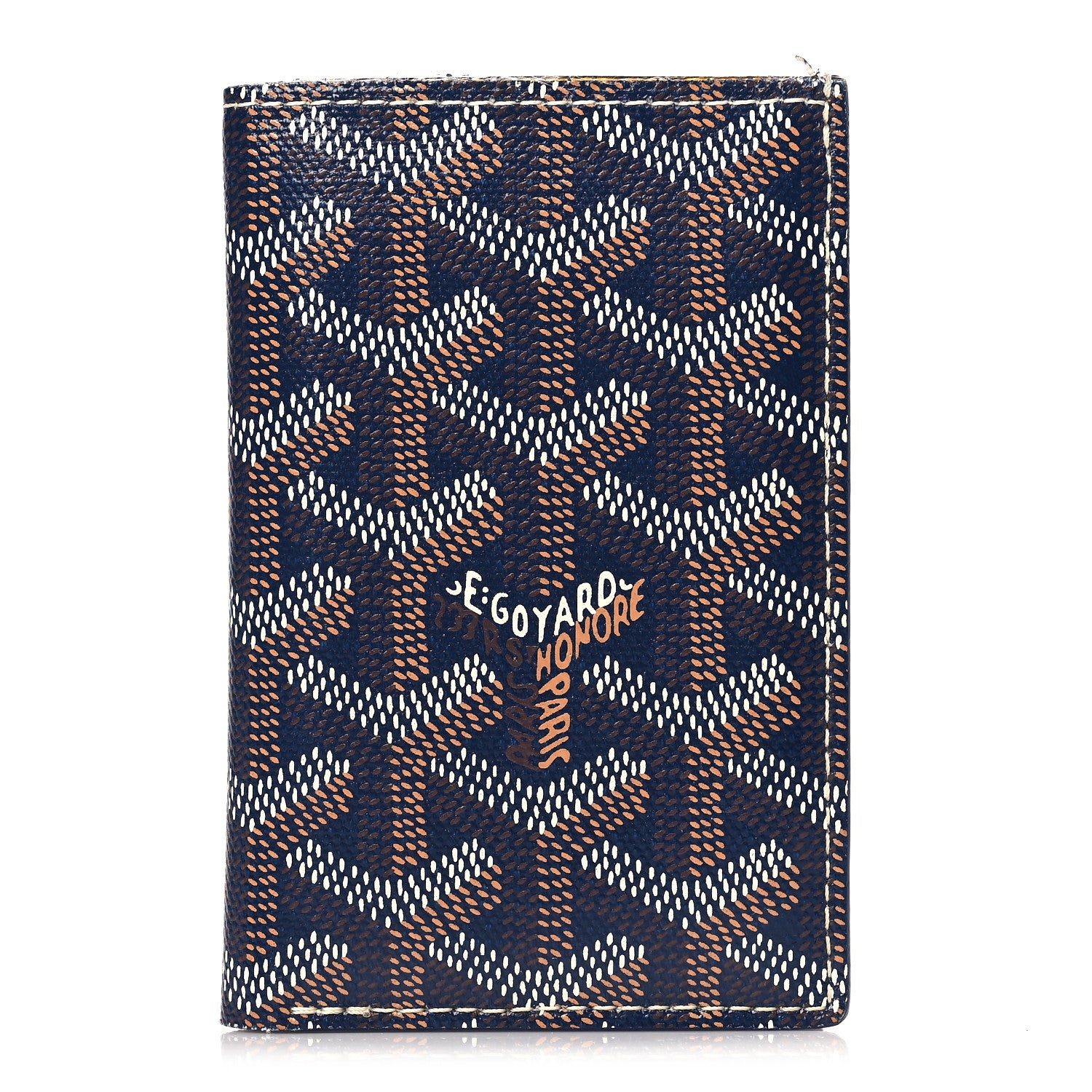 Goyard Goyardine Saint Pierre Card Holder Navy 1 of 7