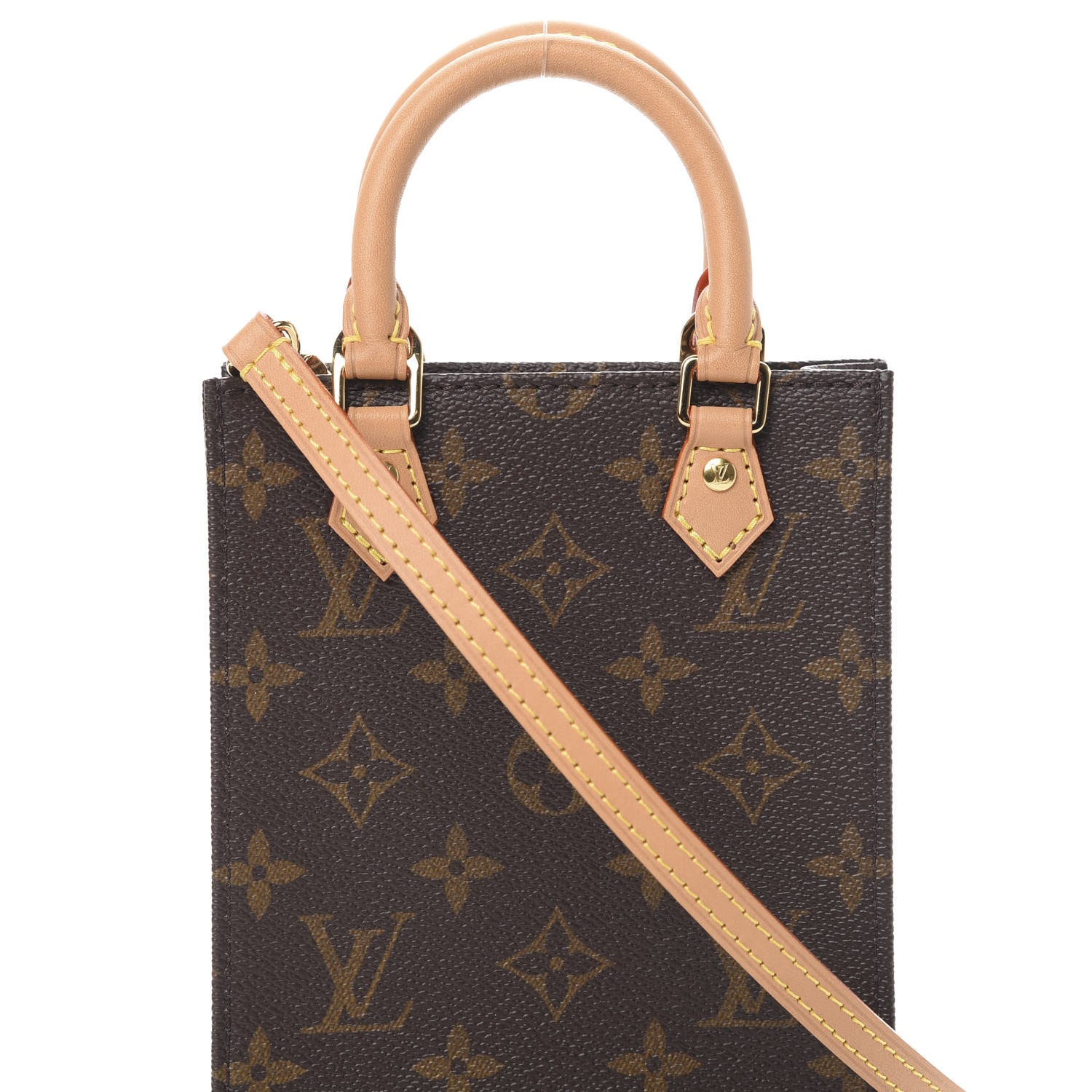 Louis Vuitton Monogram Petit Sac Plat 7 of 11