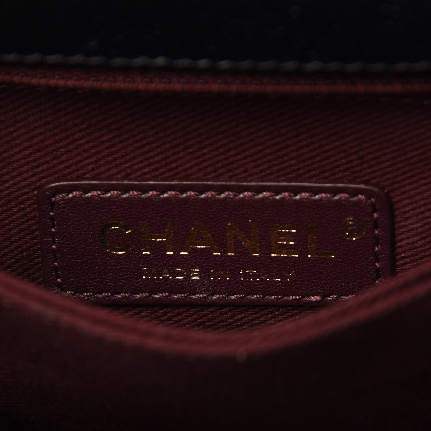 Caviar Chevron Quilted Mini Coco Handle Flap Black