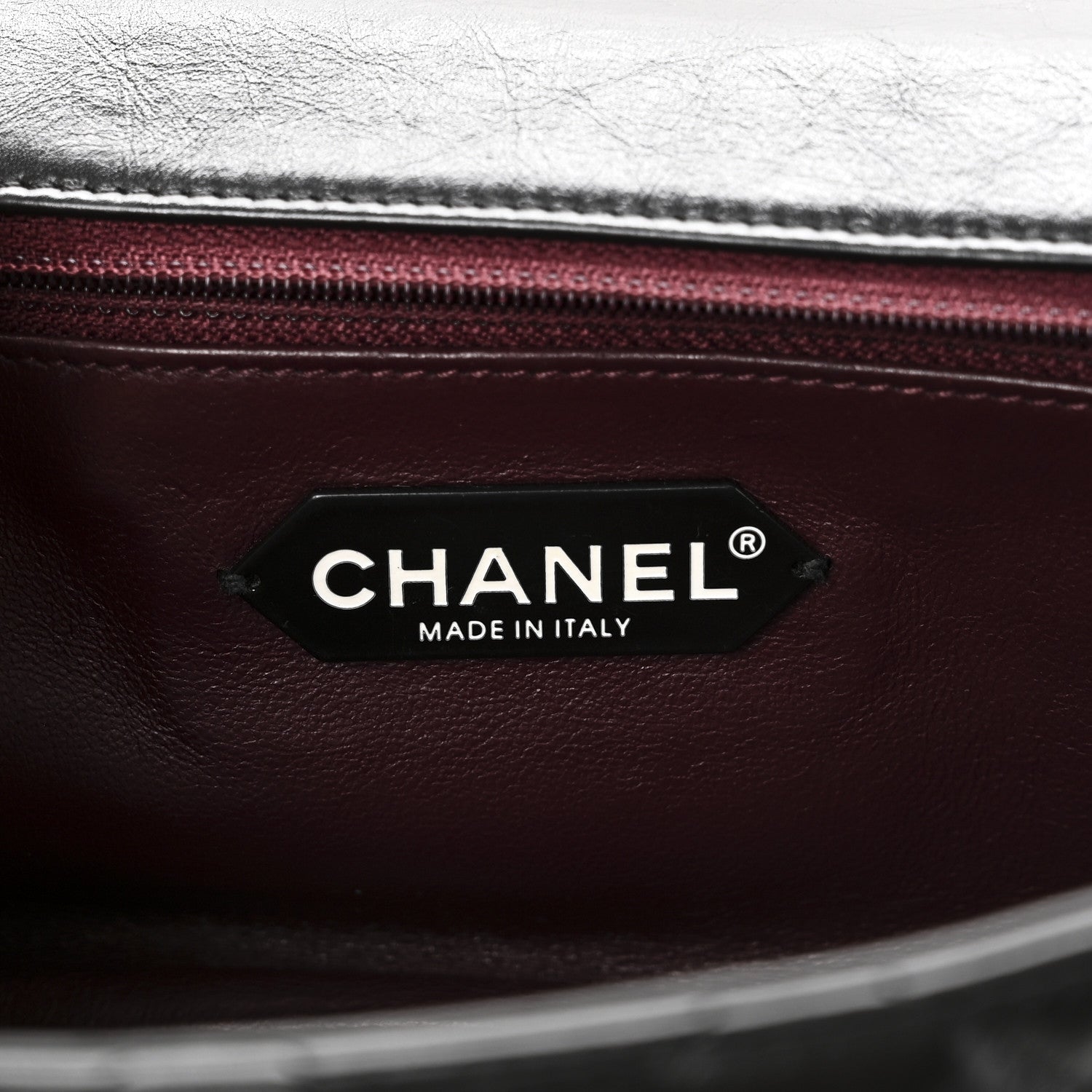 Chanel Aged Calfskin Quilted 2.55 Reissue 225 Hanger Flap Black 7 of 11