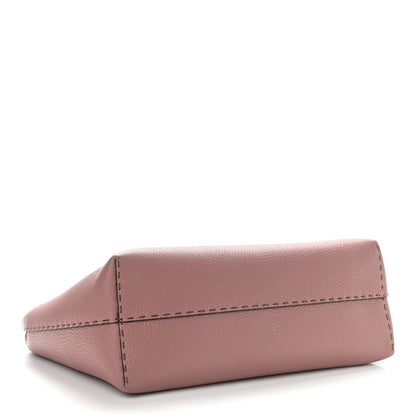 Fendi Cuoio Romano Selleria Bi-Color Carla Shopping Tote English Rose Camelia 4 of 11