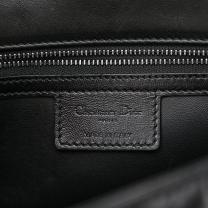 Christian Dior Calfskin Macrocannage Medium Caro Bag Black 6 of 10